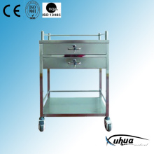 Edelstahl Krankenhaus Medizinische Medizin Trolley (Q-13)